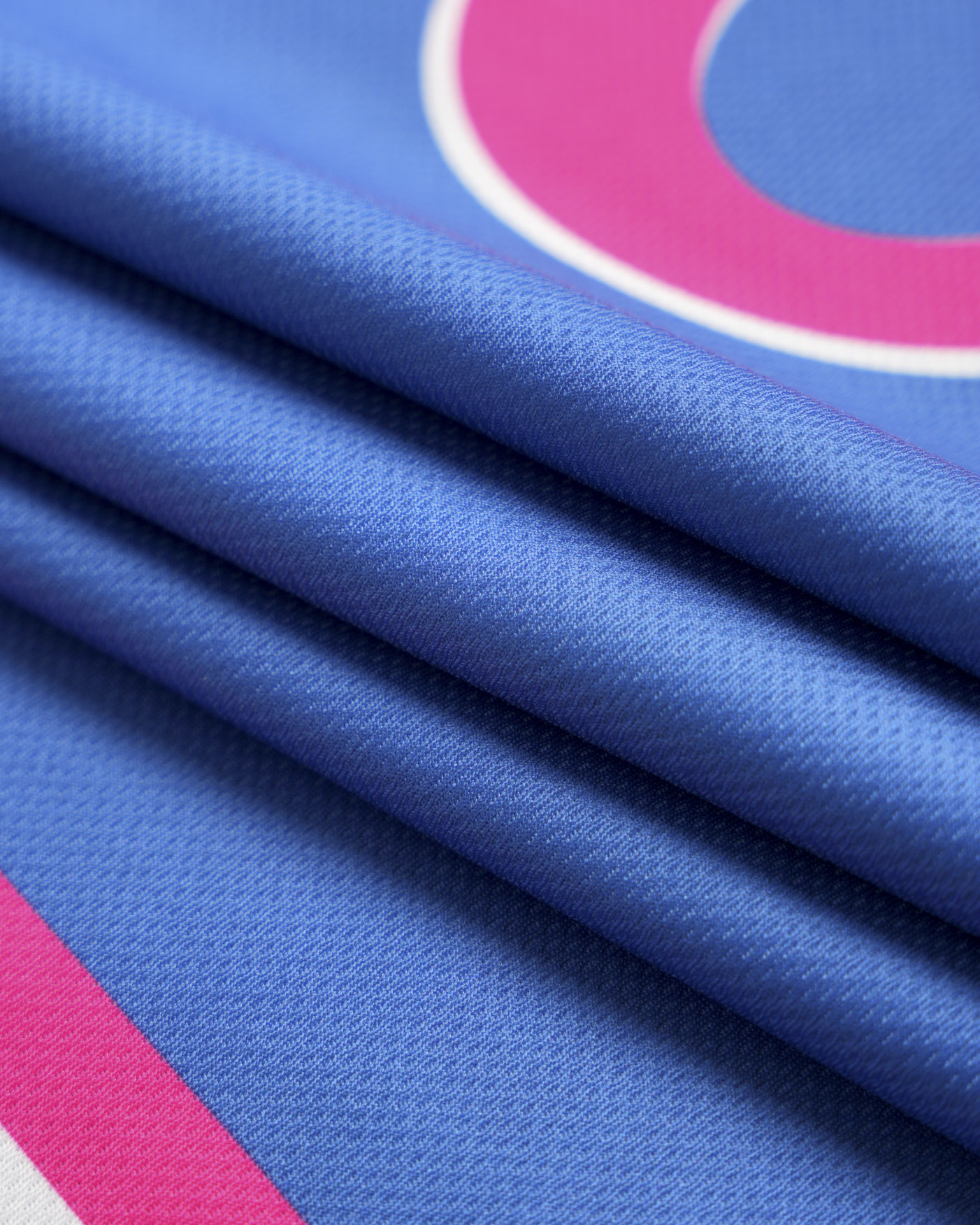  All-over Print Lace Neck Hockey Jersey with Shoulder Yoke