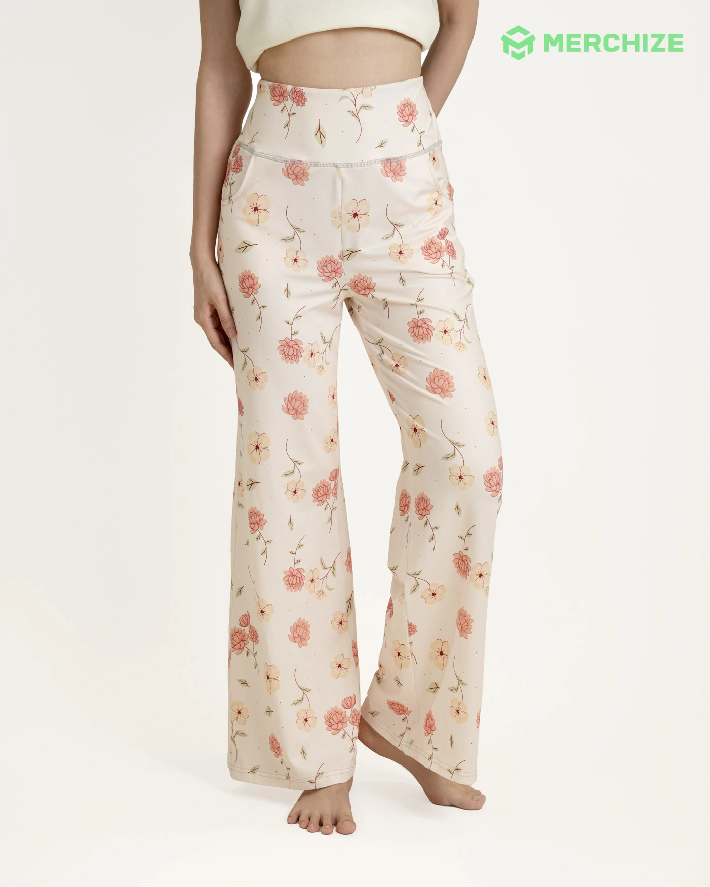 All-over Print Wide Leg Yoga Pants