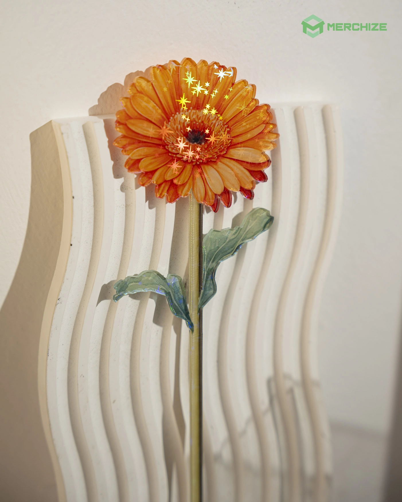 Custom Shape Hologram Flower