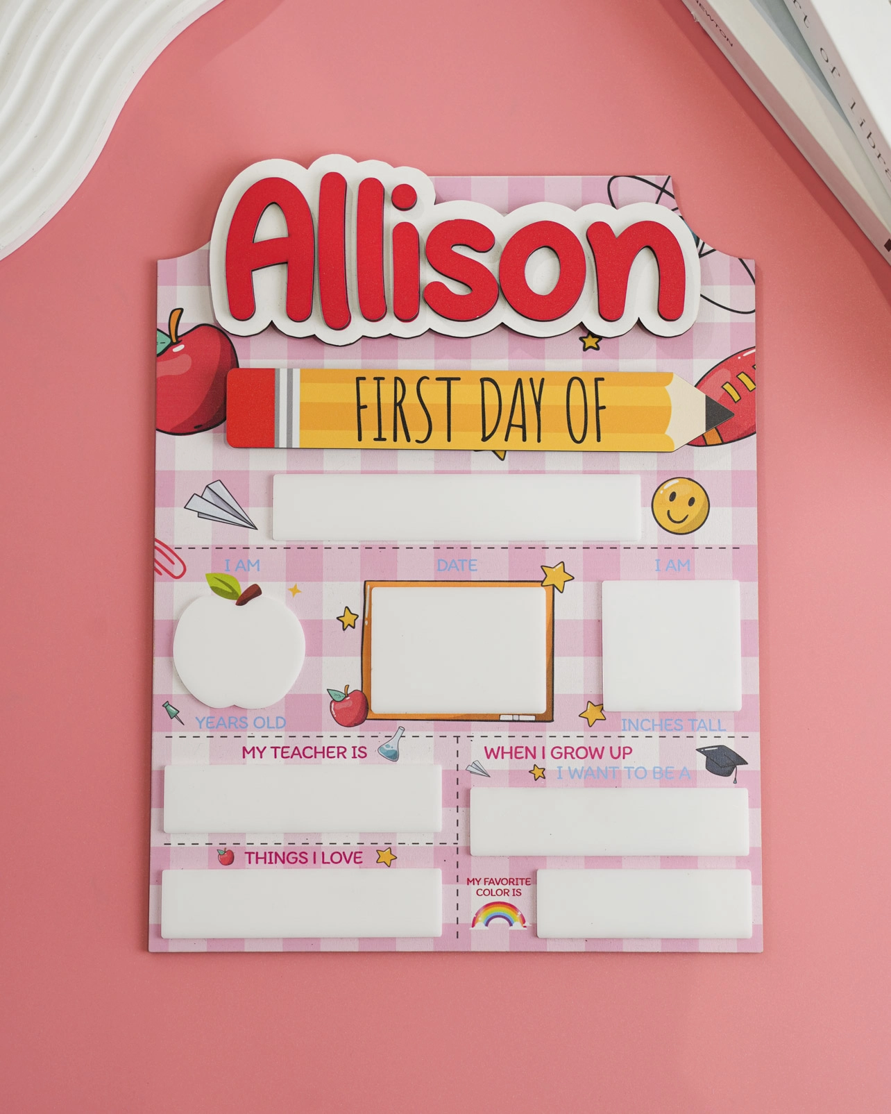 Reusable Wooden Sign (Full set)