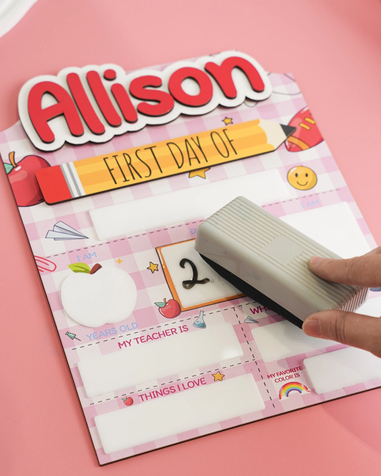 Reusable Wooden Sign (Full set)