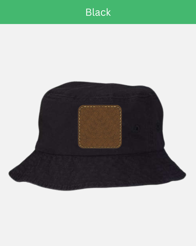 【BREATH】 NEWRICH LEATHER BUCKET HAT NEWRICH LEATHER BUCKET HAT / BLACK – BREATH - FREE