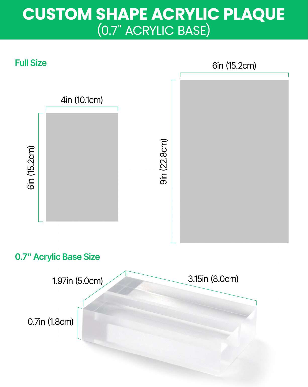 Custom Shape Acrylic Plaque