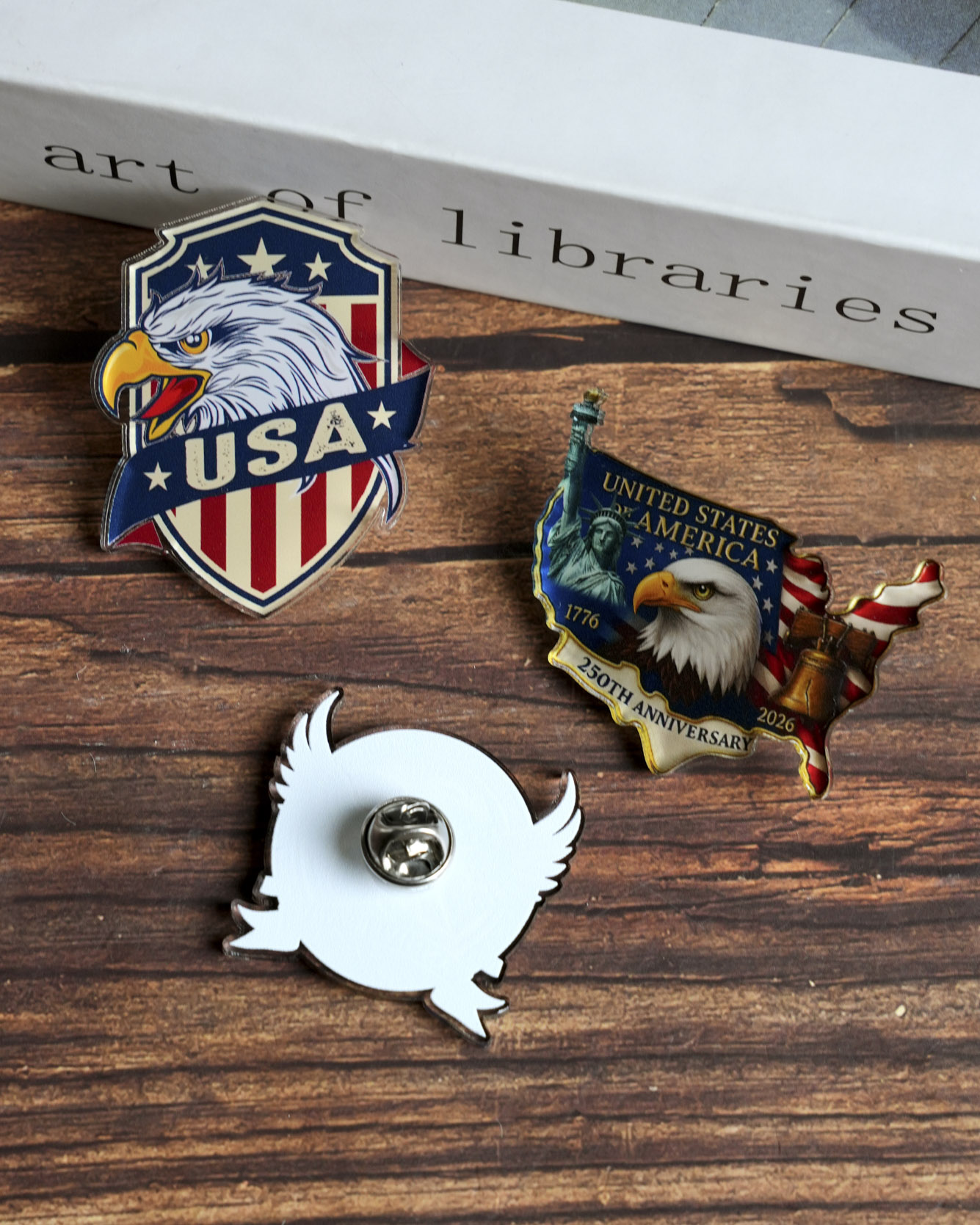 Custom Shape 1-Layer Acrylic Pin