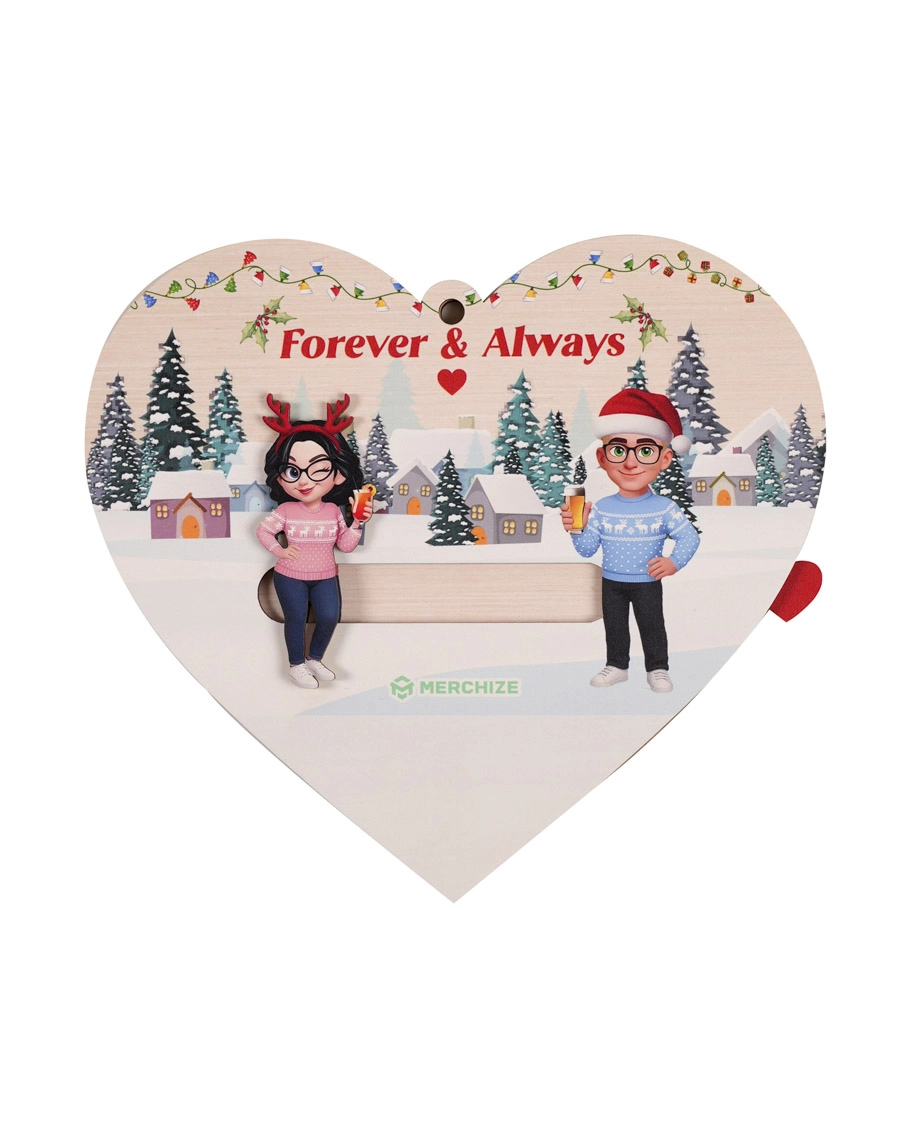 Custom Shape Wooden Slider Ornament