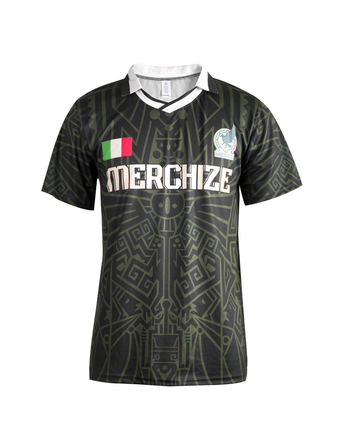 All-over Print Collared Football Jersey