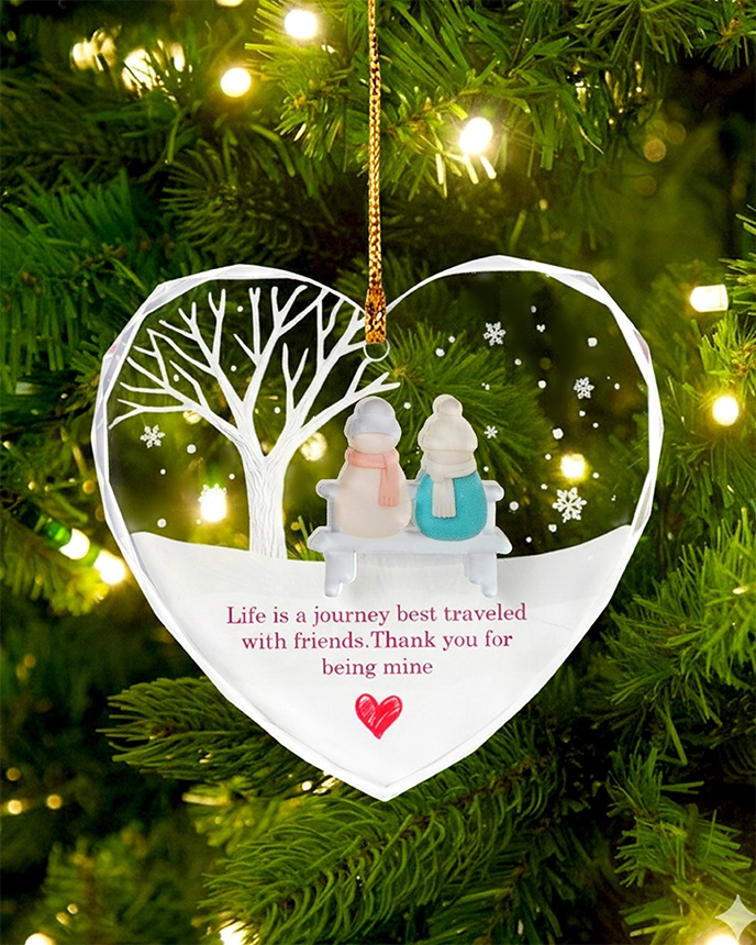 Glass and Acrylic Ornament