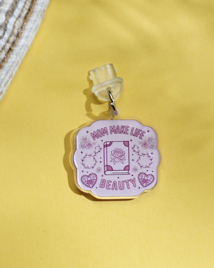 Custom Shape Acrylic Dust Plug Charm