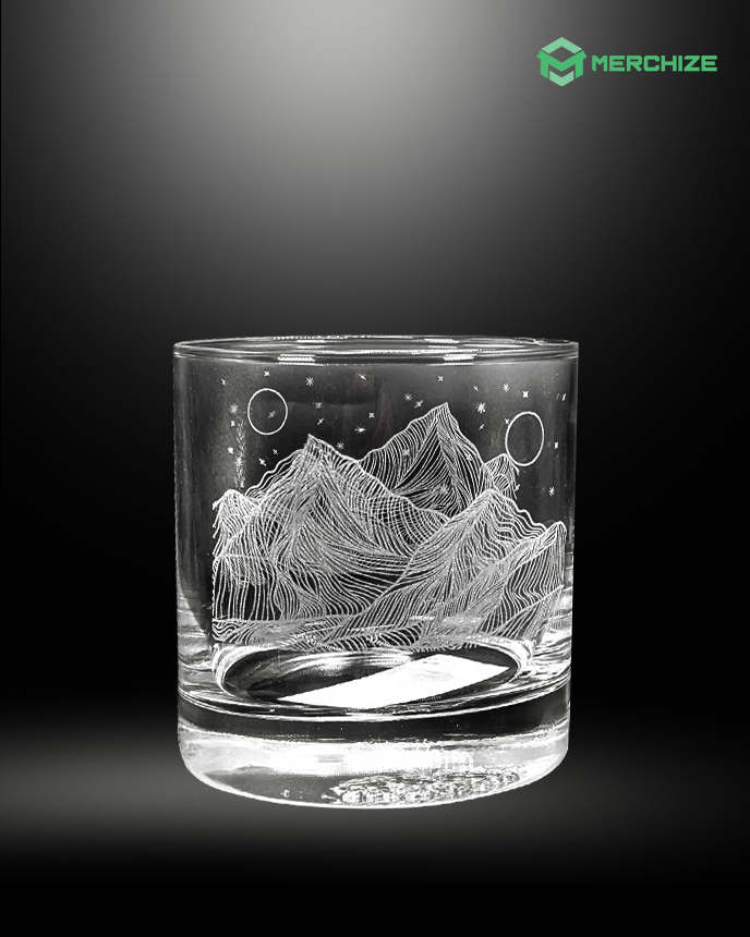 Engraved Whiskey Glass (Made in US)