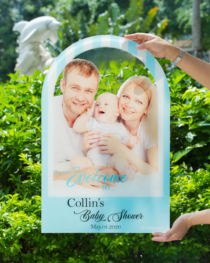 Custom Shape Acrylic Welcome Sign