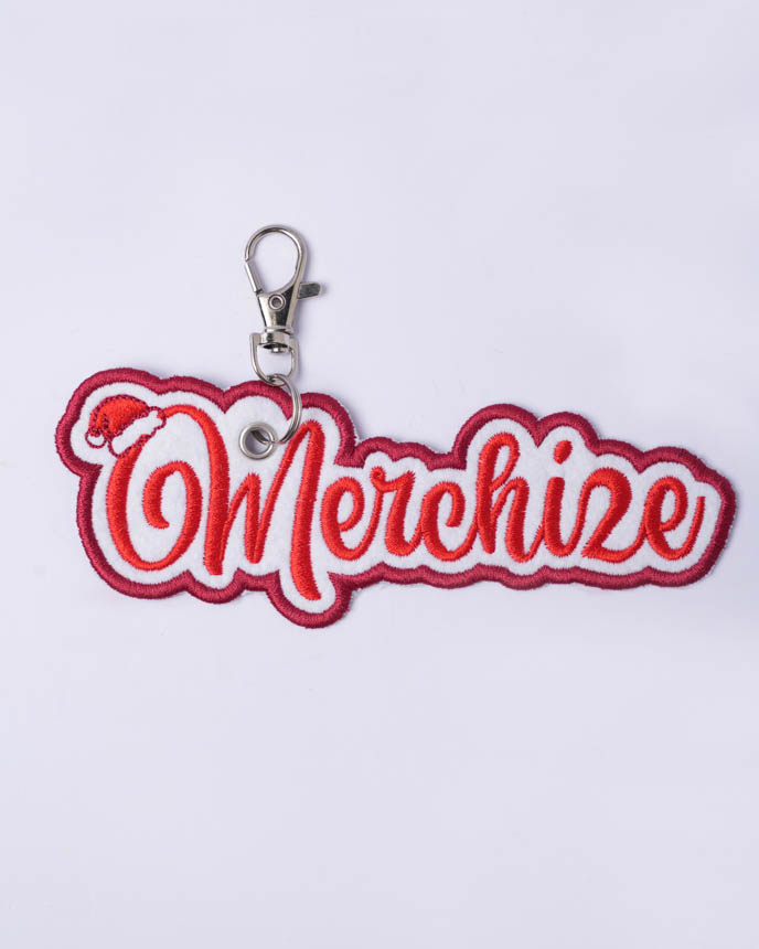 Embroidered Patch Keychain