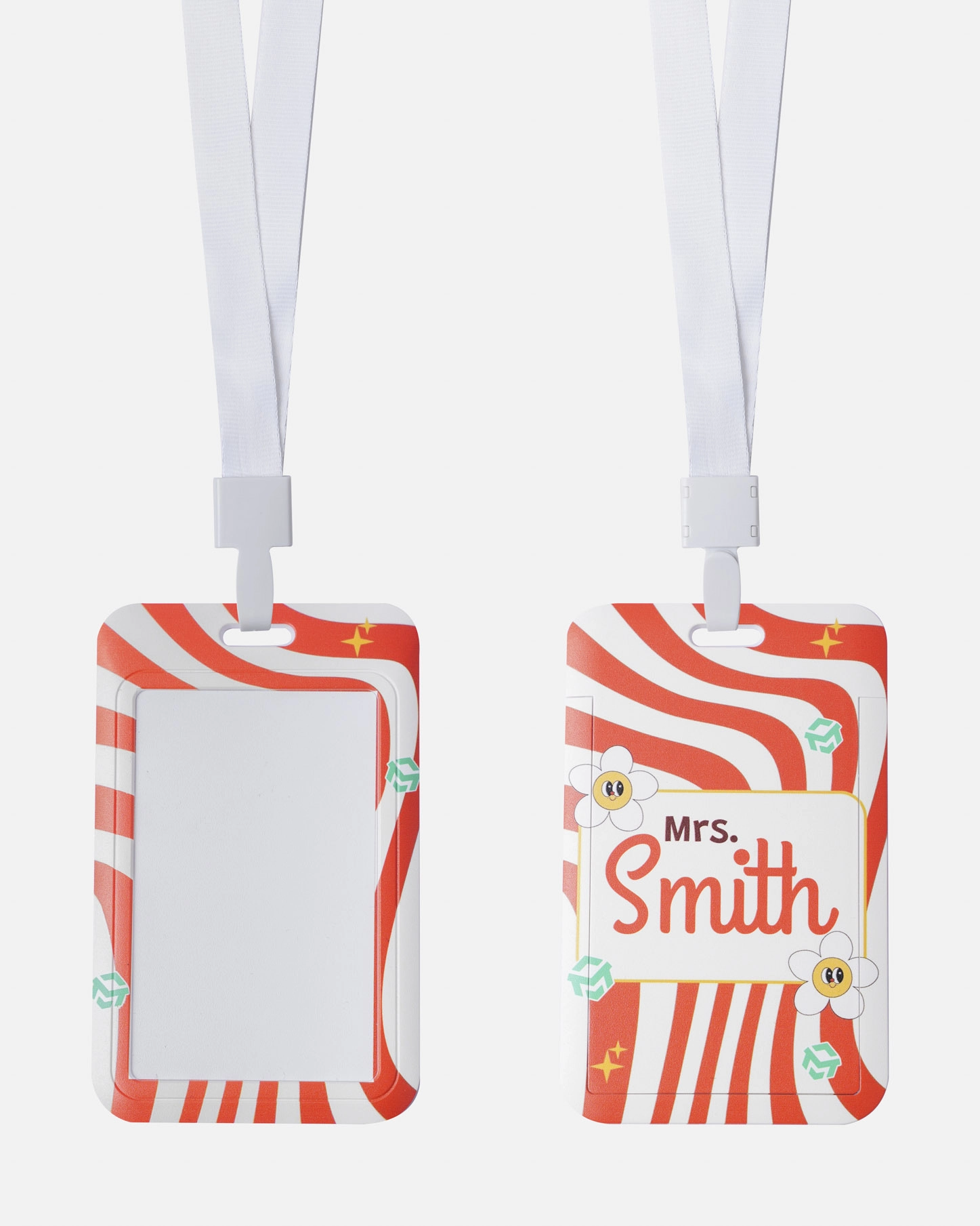 Plastic ID Badge Holder