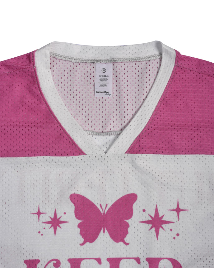 All-over Print Drop Shoulder Mesh Football Jersey