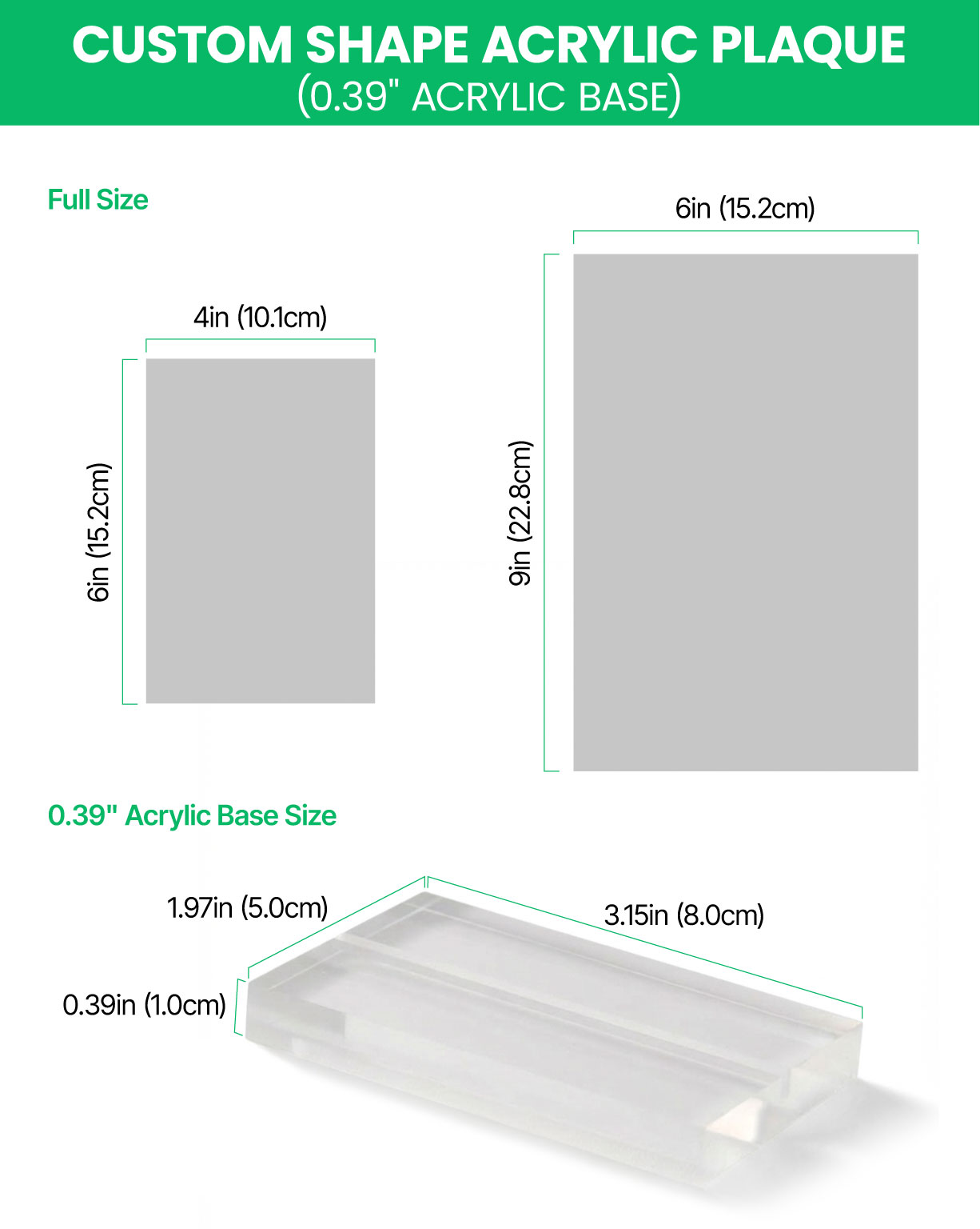 Custom Shape Acrylic Plaque
