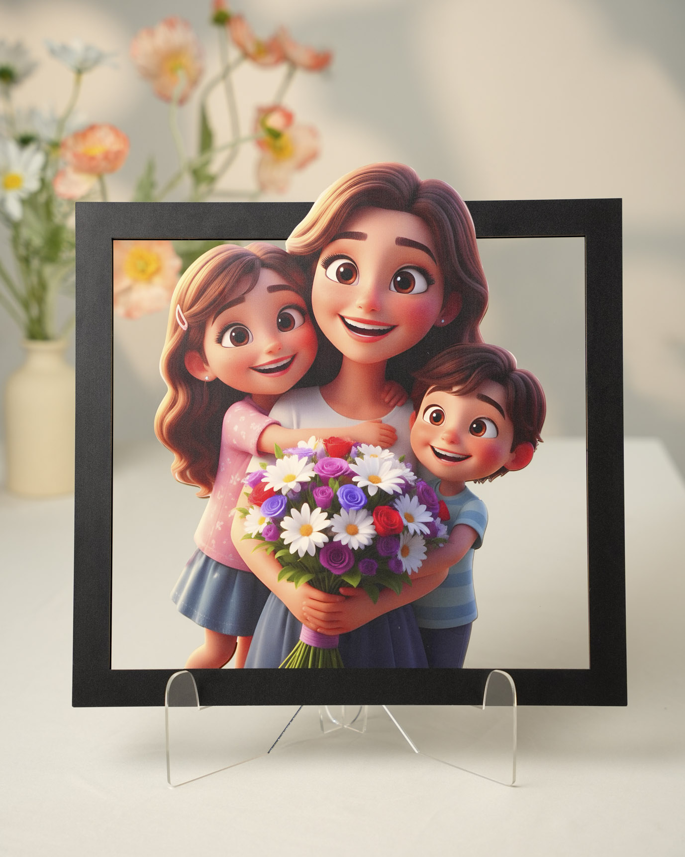 Custom Shape Wood and Acrylic Sign