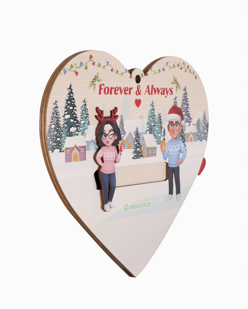 Custom Shape Wooden Slider Ornament