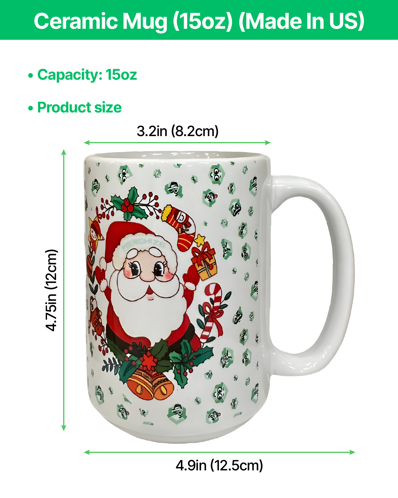 Ceramic Mug (15oz) (Made In US)