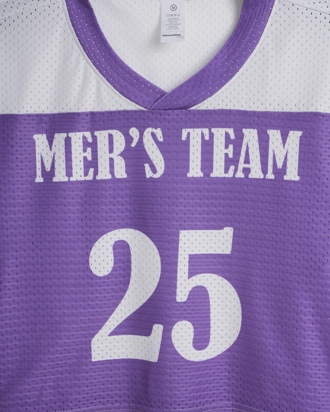 All-over Print Mesh Crop Top Football Jersey