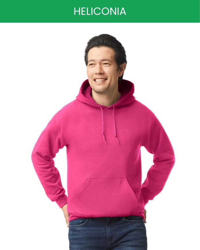 Gildan - Sweatshirt - Heliconia Pink