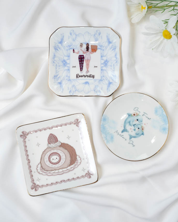 Fully Printed Ceramic Jewelry Dish (Made in US) 