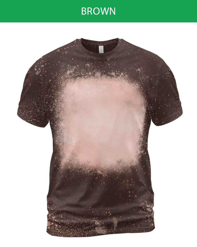 【SANKUANZ】BROWN BLEACH DAGGER PRINTED T-SHIRT sankuanz-graphic-print-t-shirt