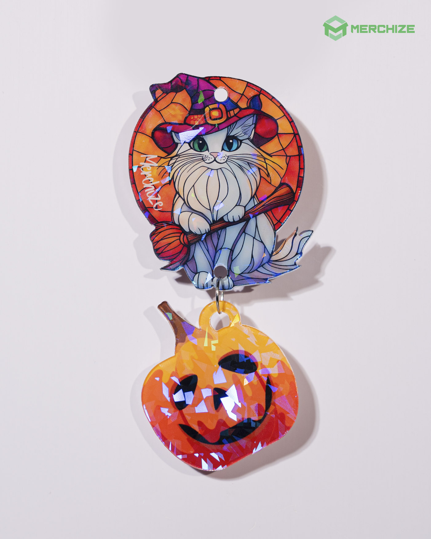 Custom Shape Hologram Charm