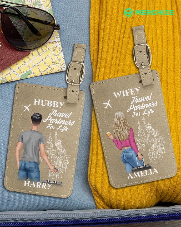 Leatherette Luggage Tag (Made in US)