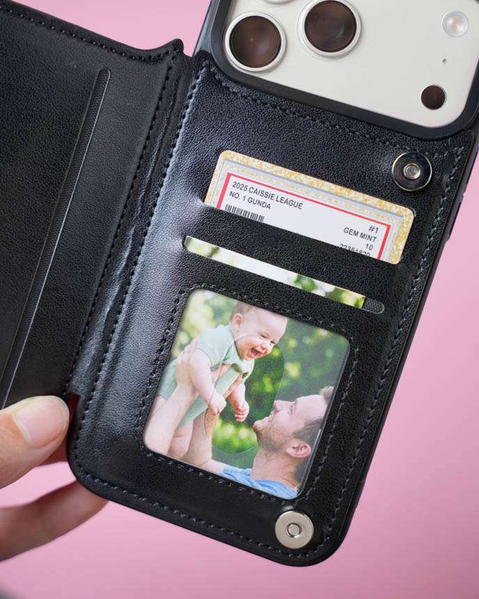 Leather Wallet Card Case (Made in US)
