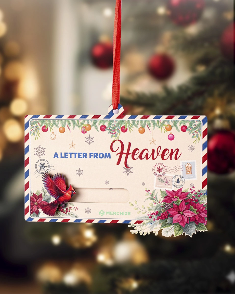 Custom Shape Wooden Slider Ornament