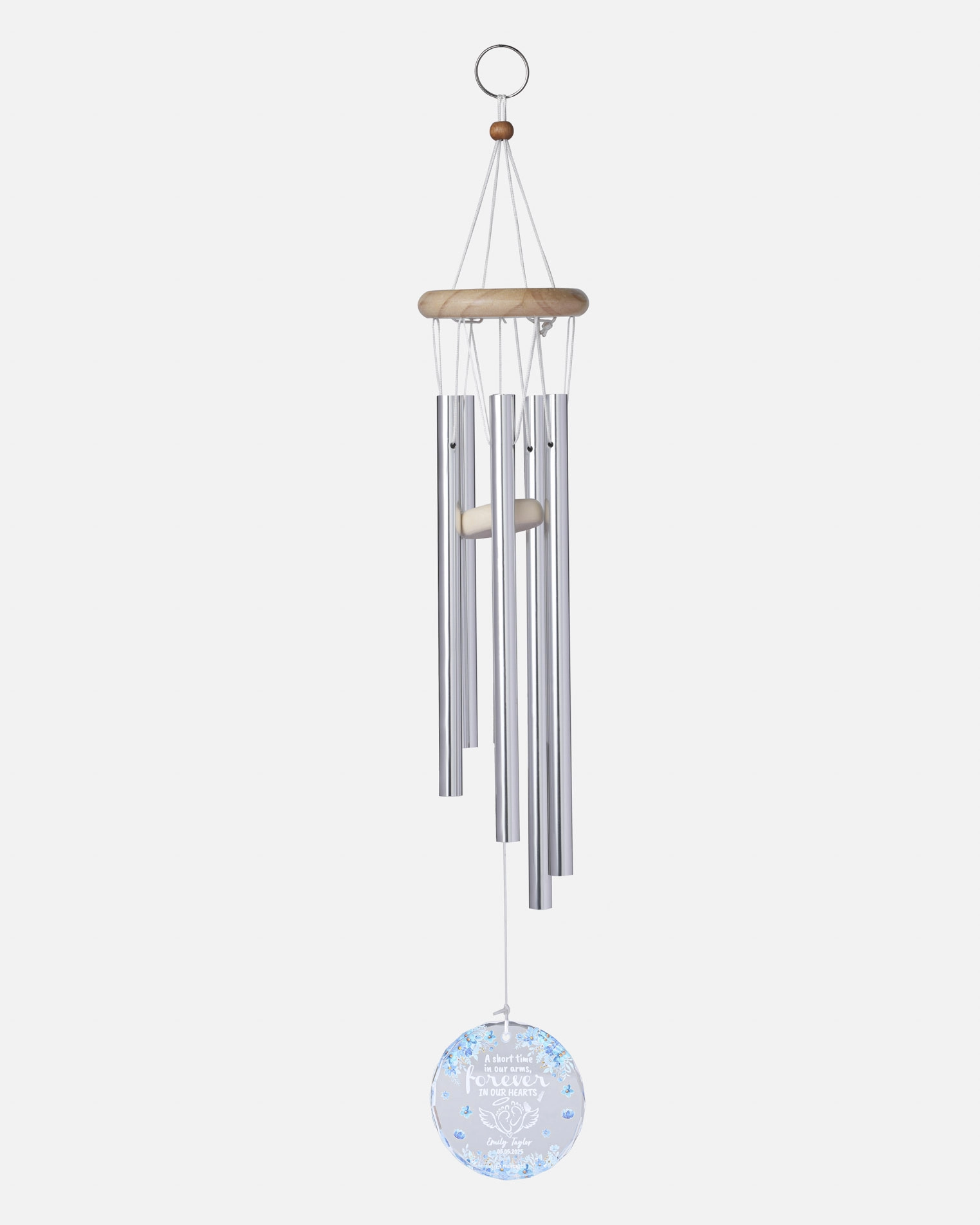 Glass Ornament Wind Chime