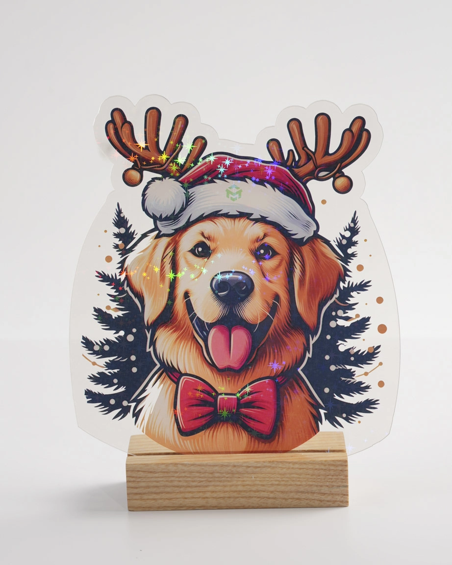 Custom Shape Hologram Plaque