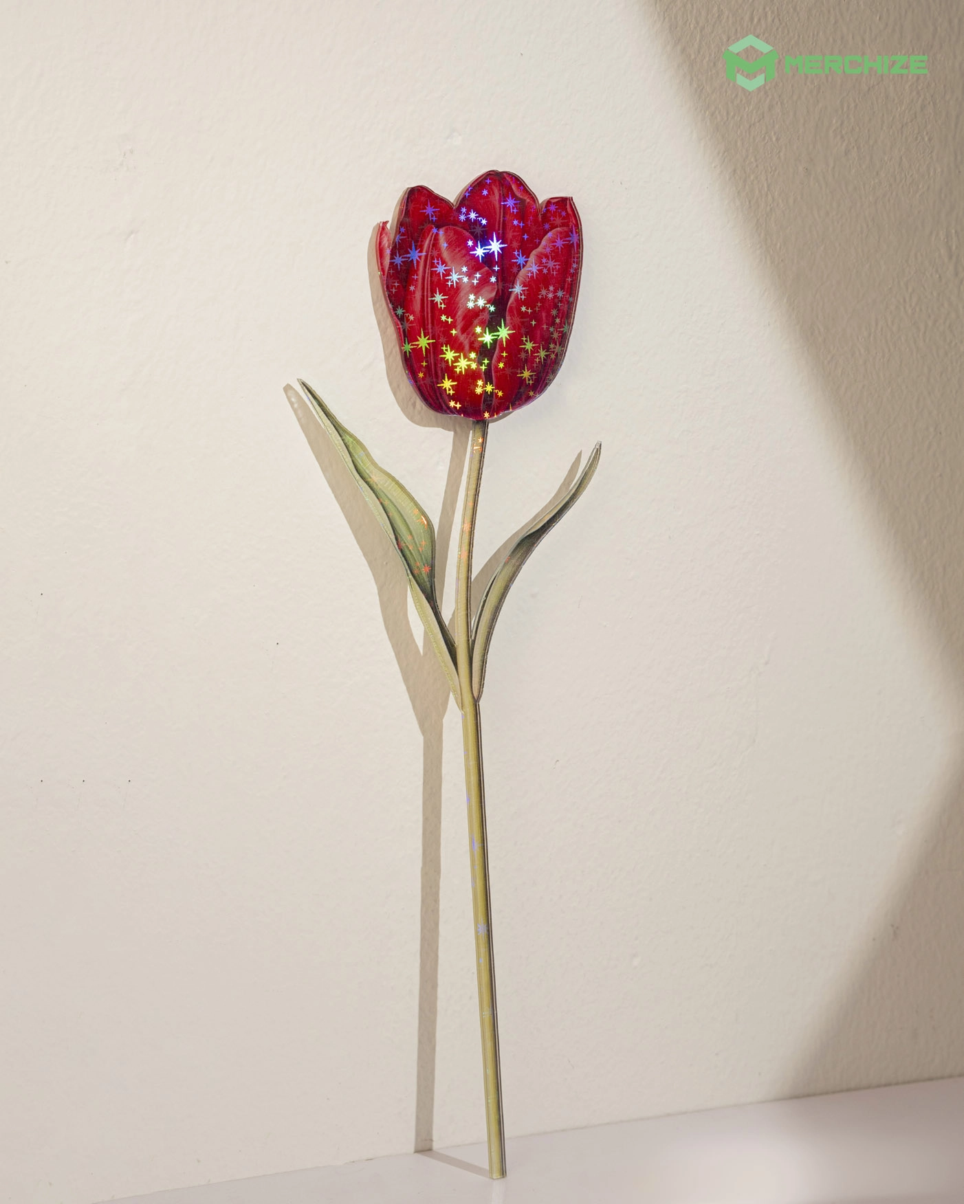 Custom Shape Hologram Flower