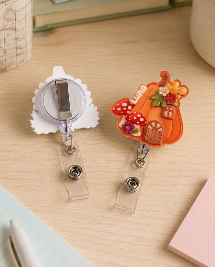 Custom Shape 2-Layer Acrylic Badge Reel