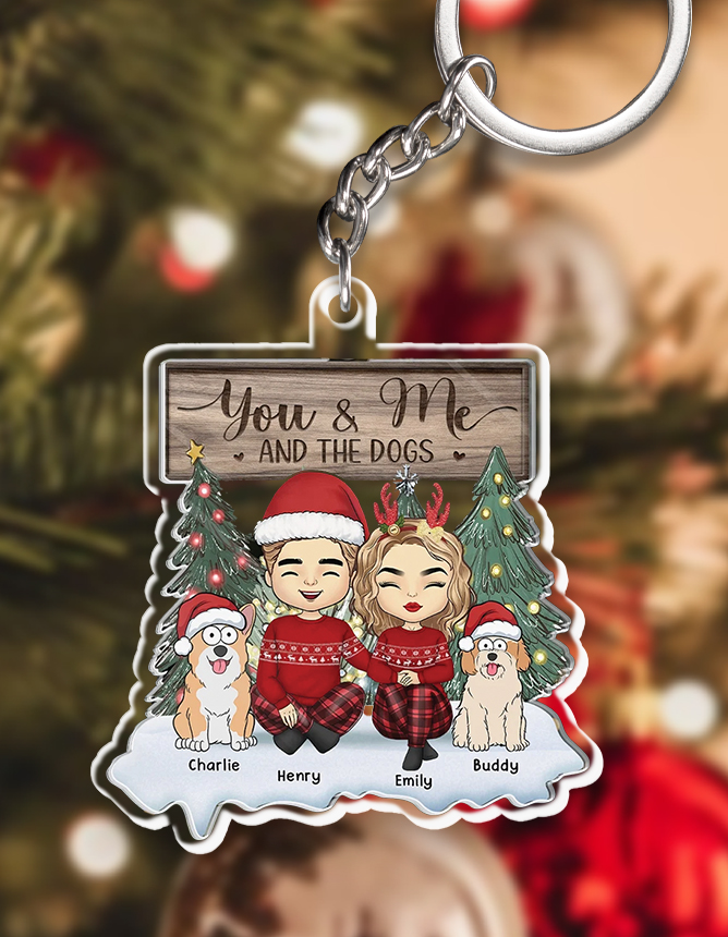 Custom shape Clear 1-side Printed Keychain (Made in US)