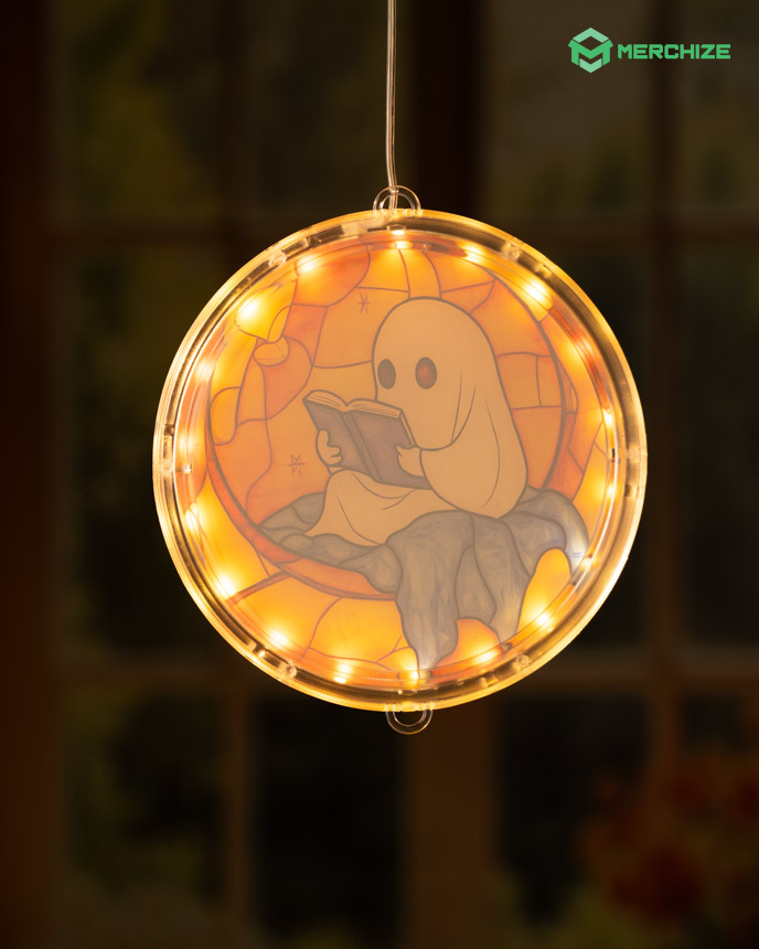 Acrylic LED Hanging Light Lamp (Circle Frame)