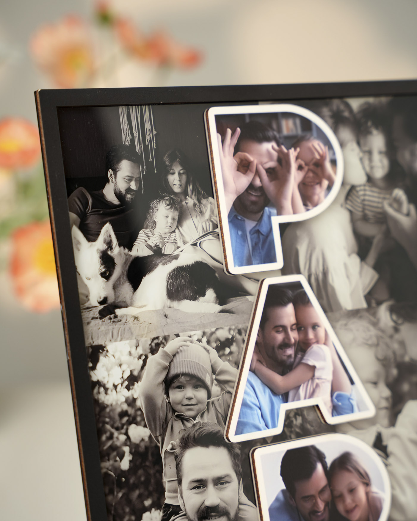 Custom Shape Wood and Acrylic Sign