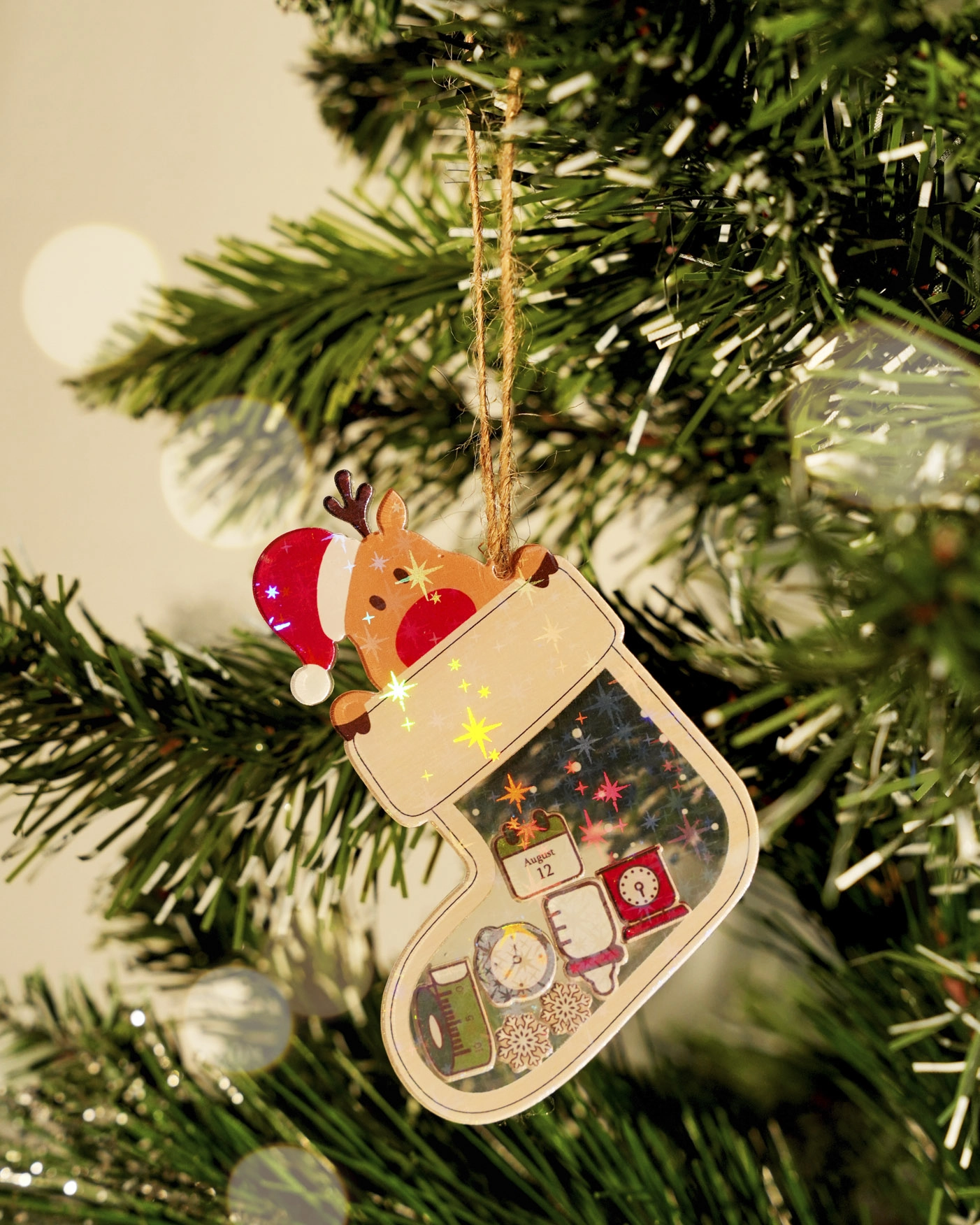 Hologram Shaker Ornament