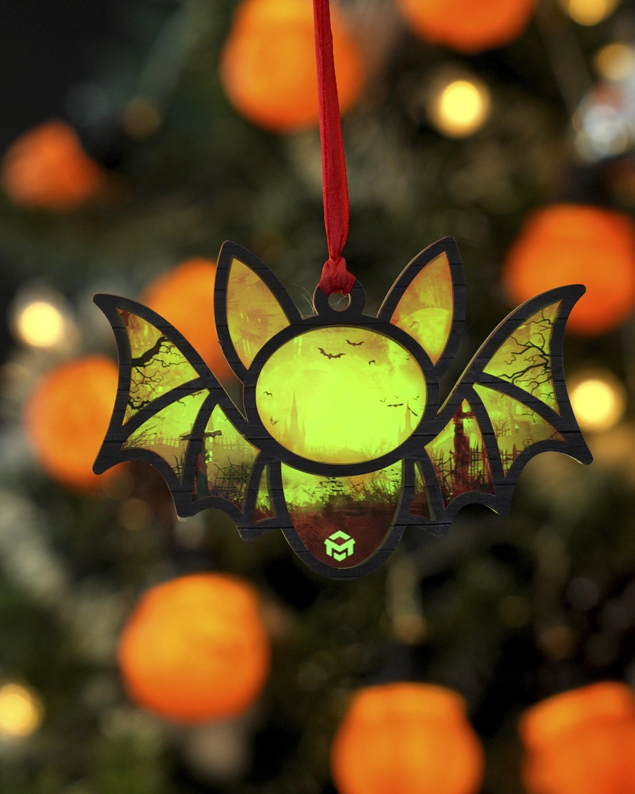 Custom Shape Luminous Suncatcher Ornament