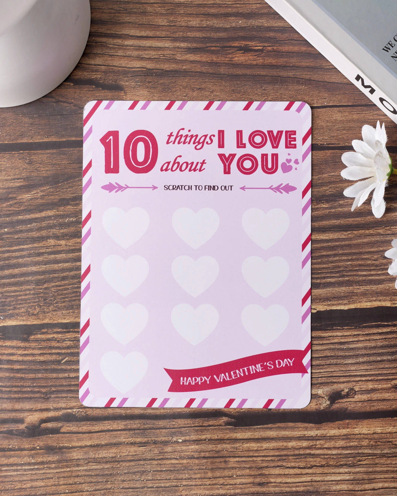 Custom Shape Scratch-Off Card