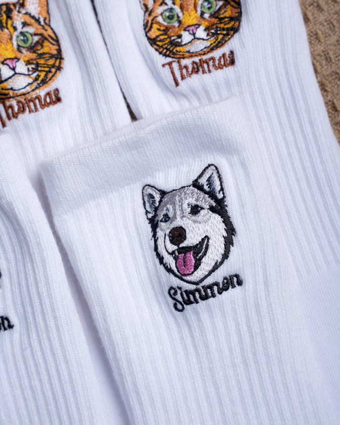 Embroidered Socks