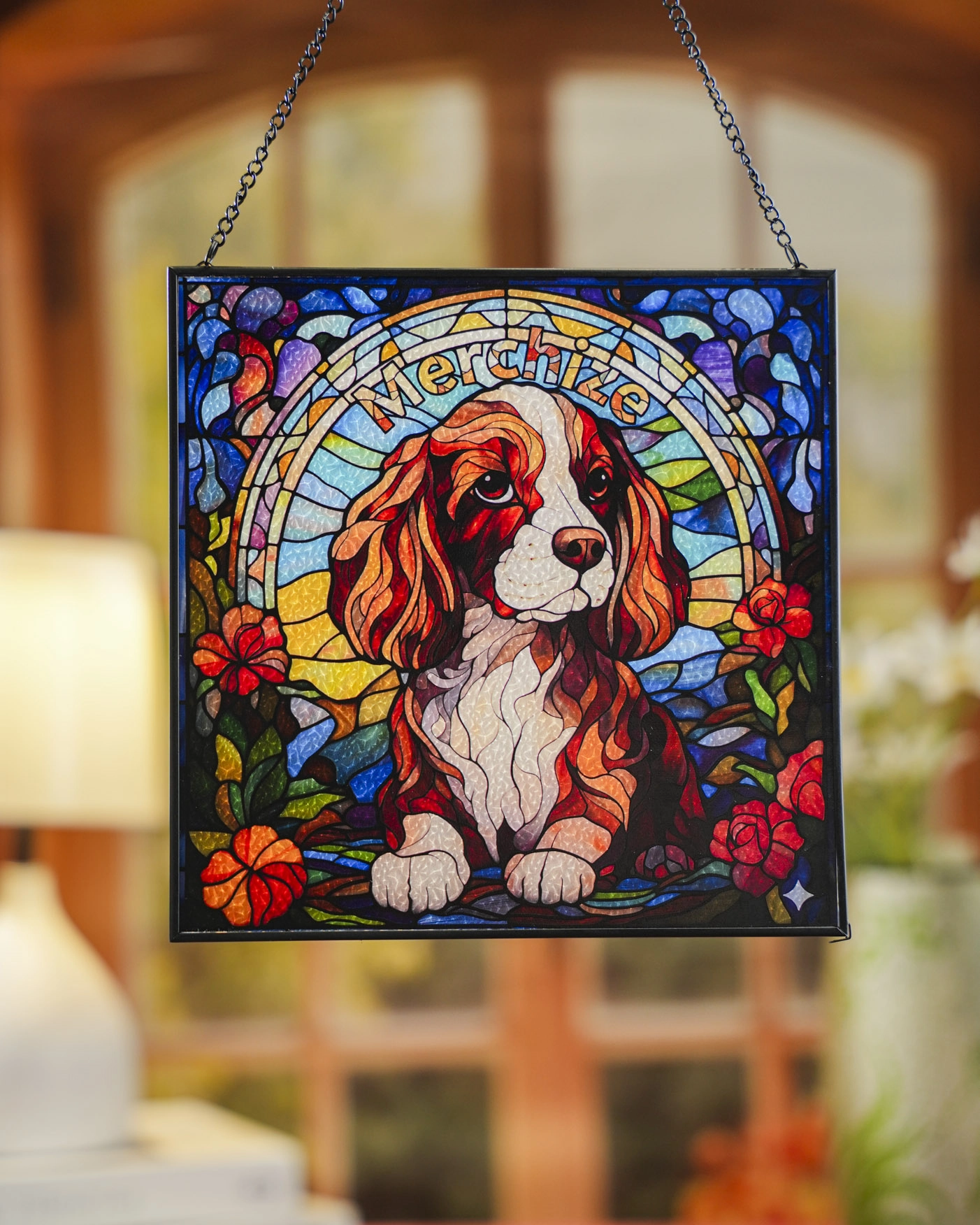 Stained Glass Suncatcher for Window Hanging