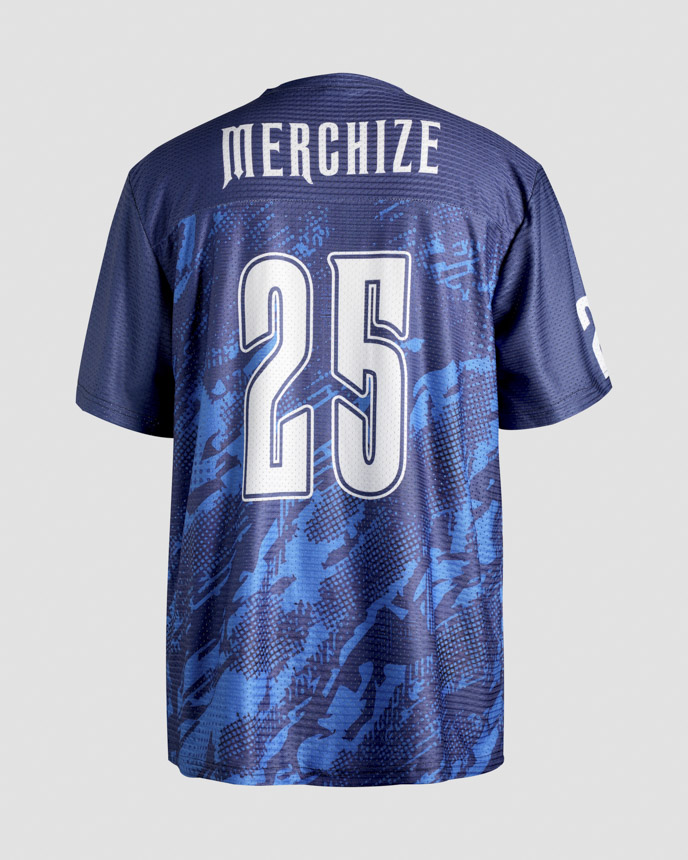 All-over Print Mesh Football Jersey