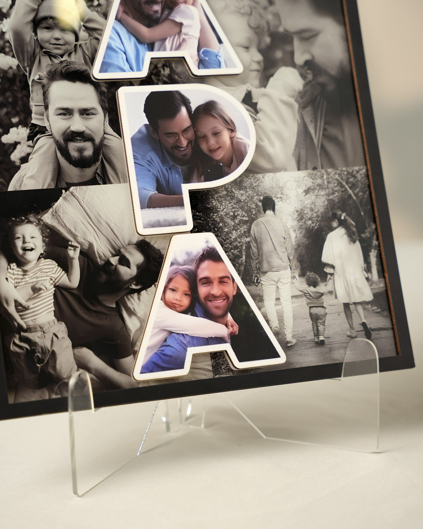 Custom Shape Wood and Acrylic Sign