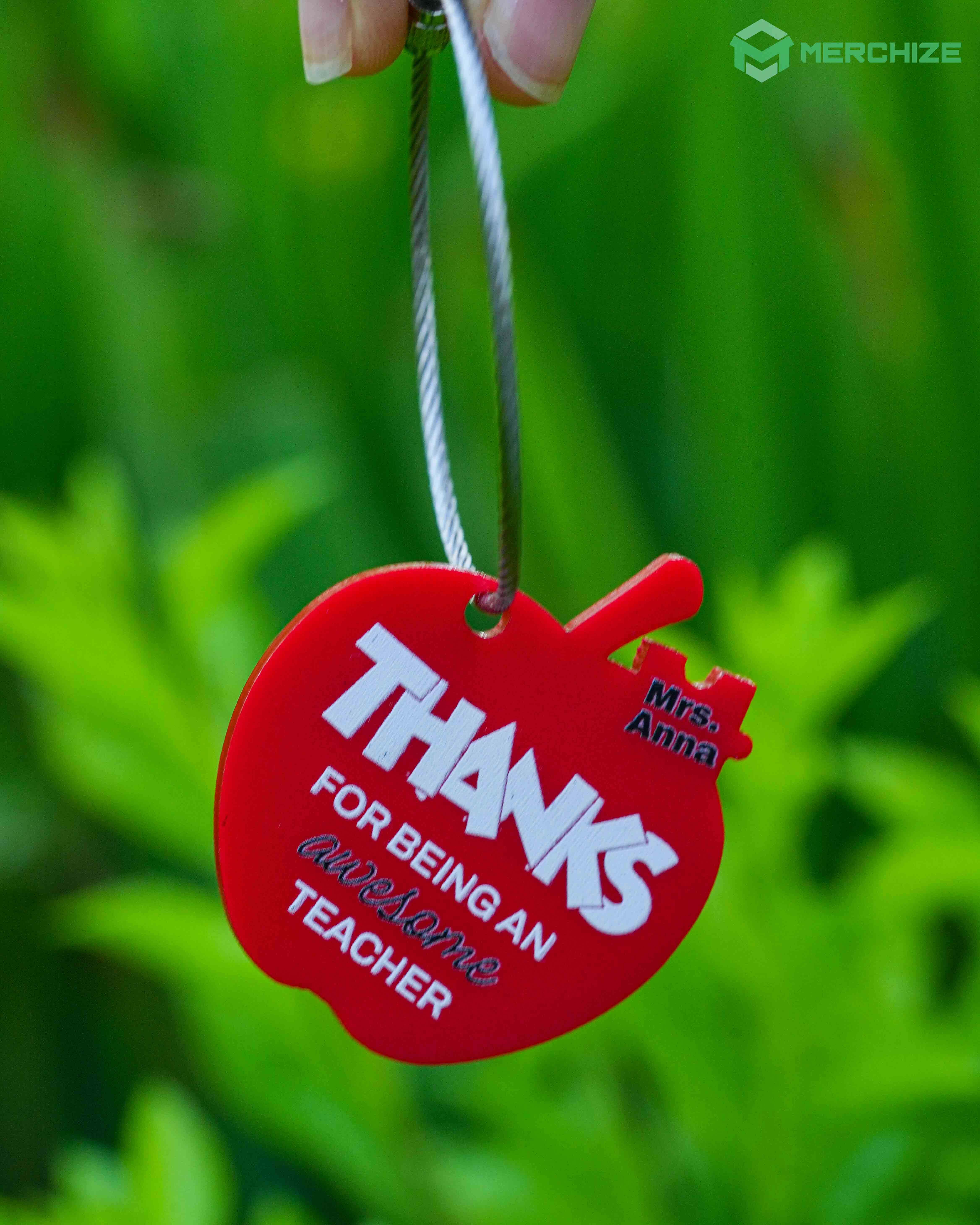 Custom Shape Colored Acrylic Tag