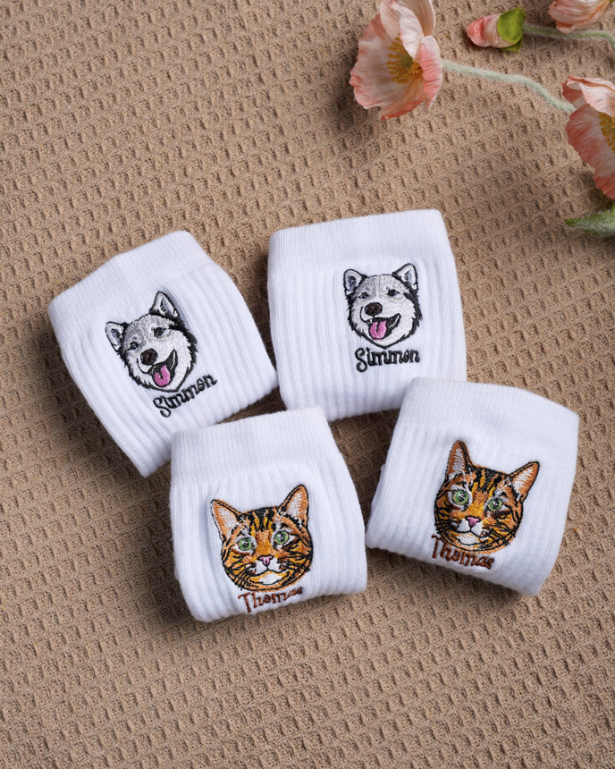 Embroidered Socks