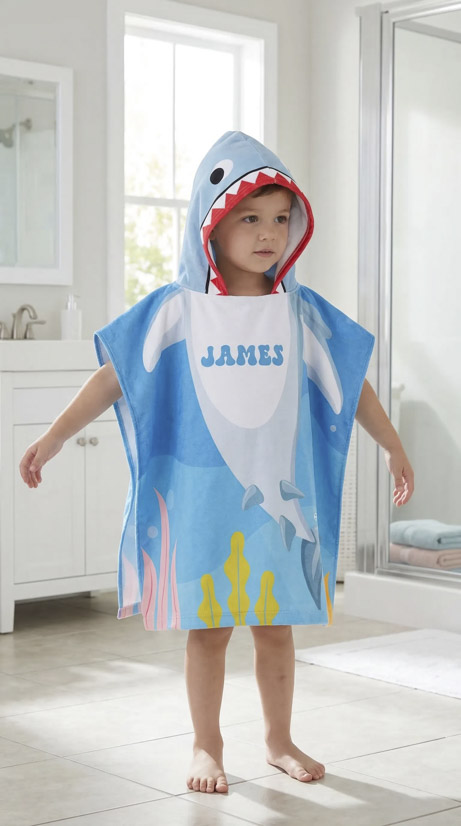 All-over Print Kid Hooded Towel