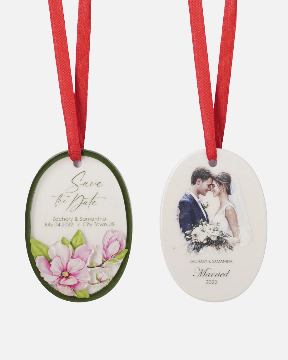 Ceramic and Acrylic Ornament