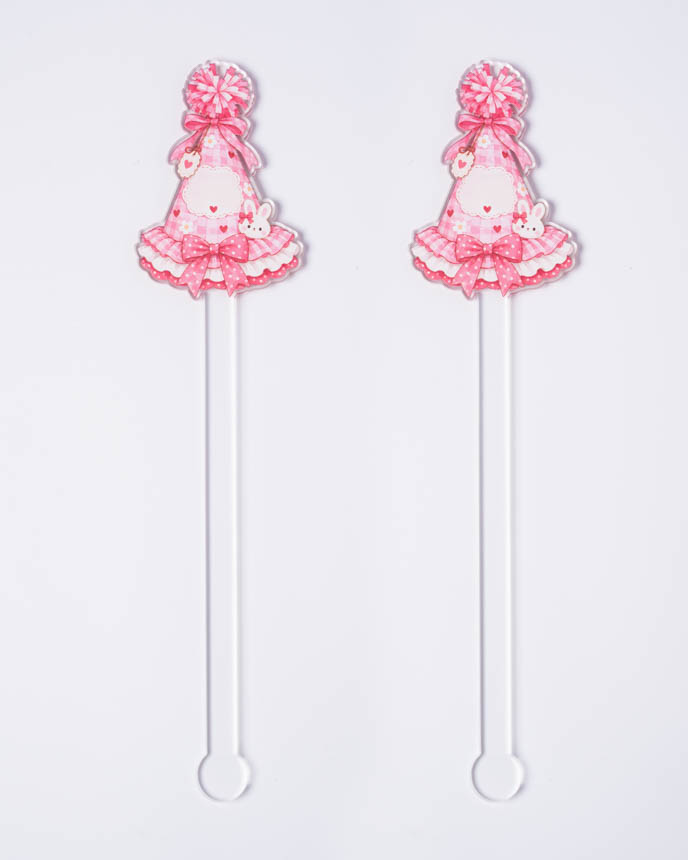 Custom Shape Acrylic Drink Stirrer