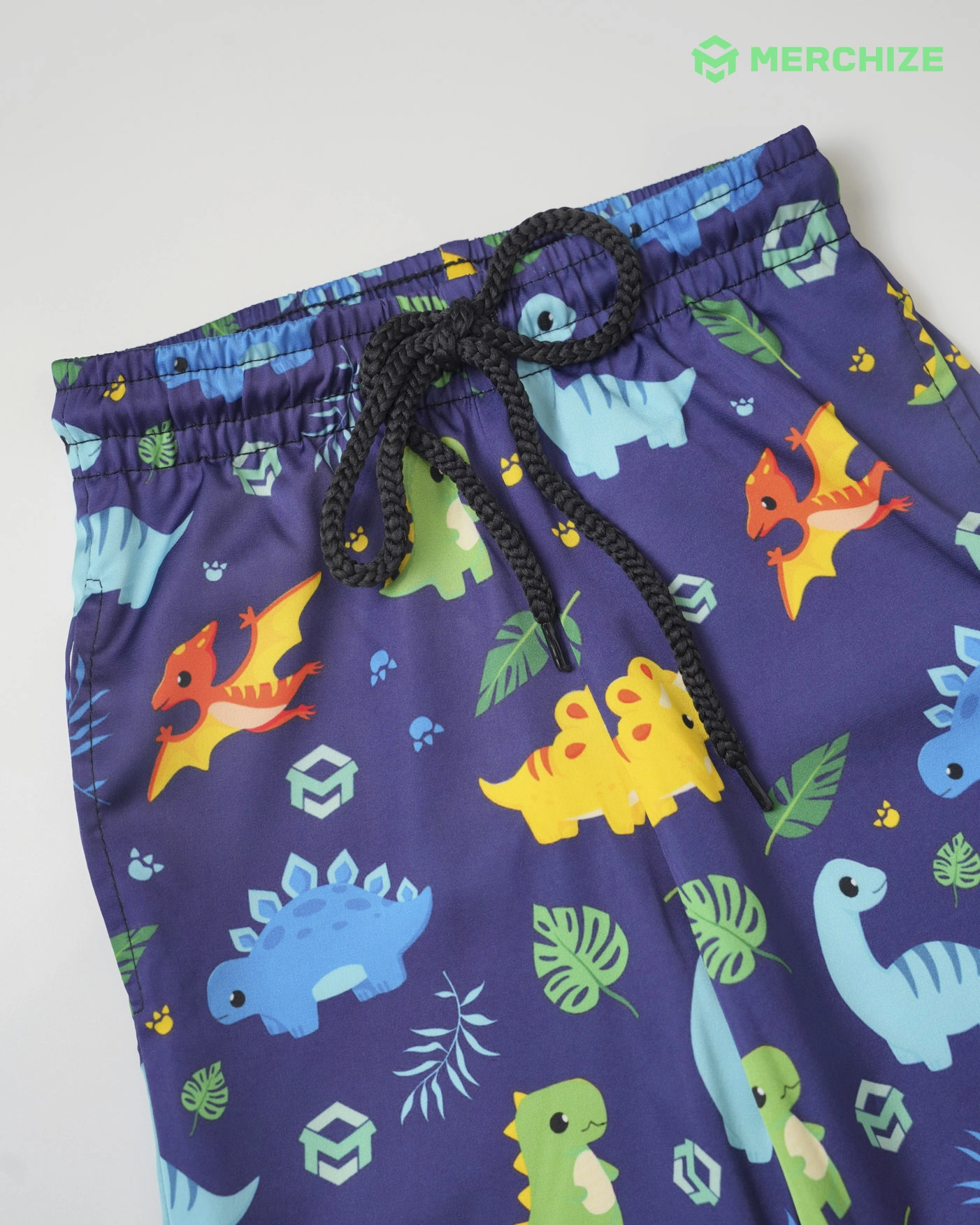 All-over Print Kid Satin Pajamas Set