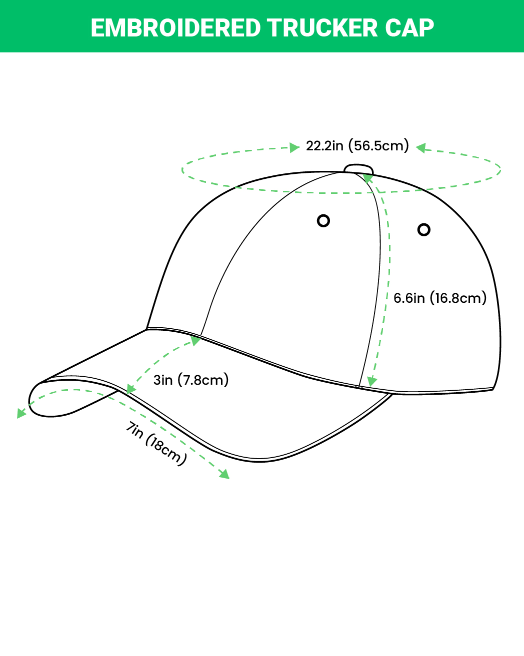 Embroidered Trucker Cap